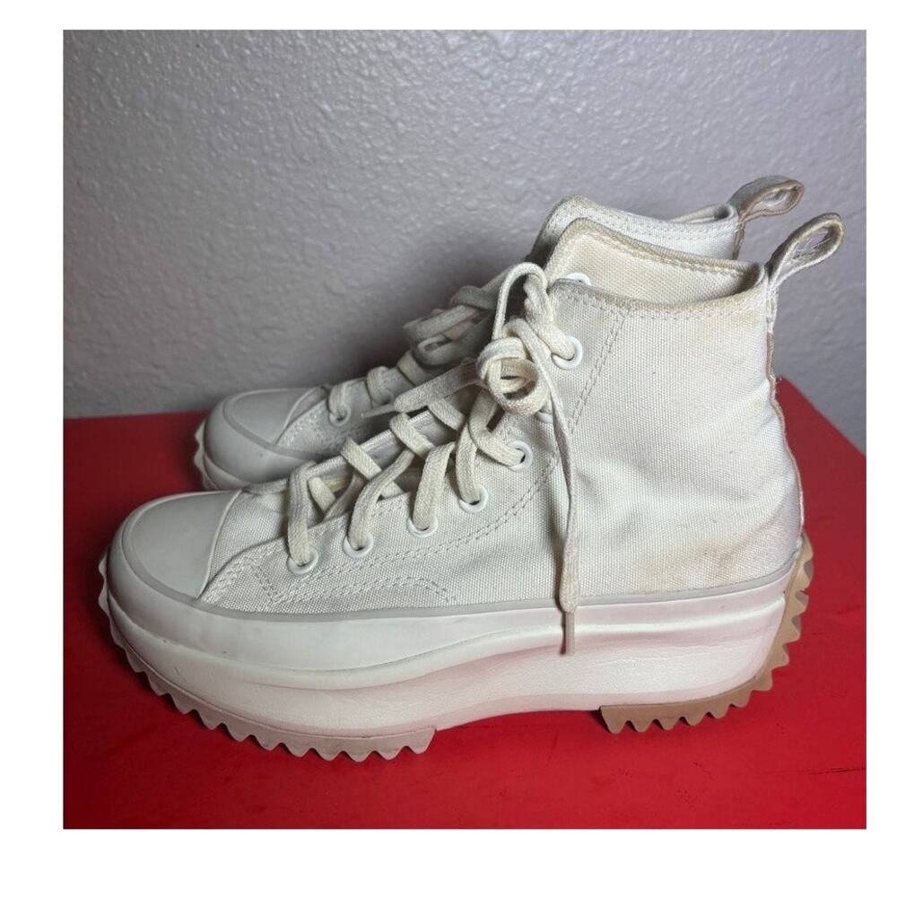Converse Run Star Hike Platform Canvas Crafted High Sneakers 7.5 womens/Mens 6